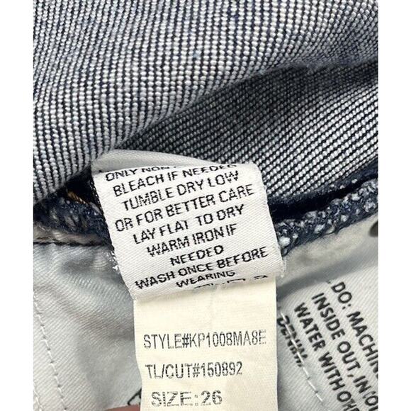 Evereve The Ever Straight Leg Cropped Denim Jeans in Composed Blue Size 26 NEW - Picture 13 of 13